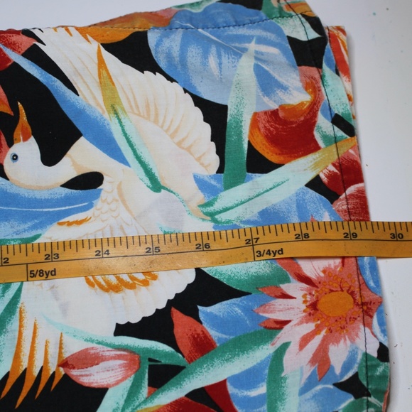 Gideon Oberson unisex Size 42 tropical hawiian floral print button shirt. - Picture 11 of 12